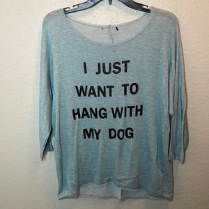 🛍️ I Just Want to Hang With My Dog Shirt
